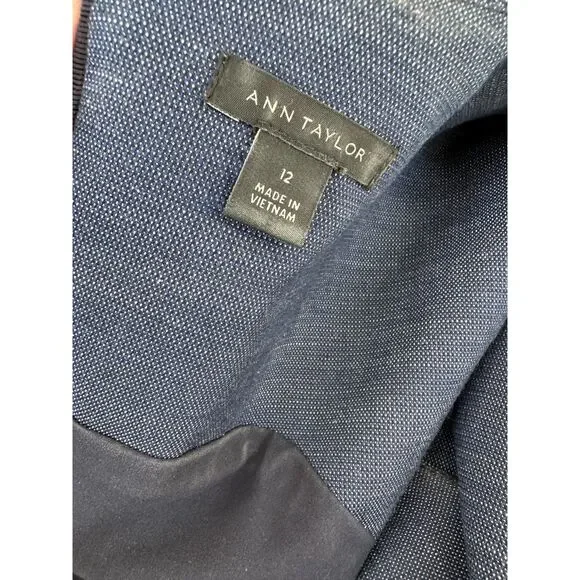 Ann Taylor Navy Midi Dress - Picture 3 of 8